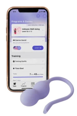 Appgesteuerter Beckenboden-Trainer Perifit+