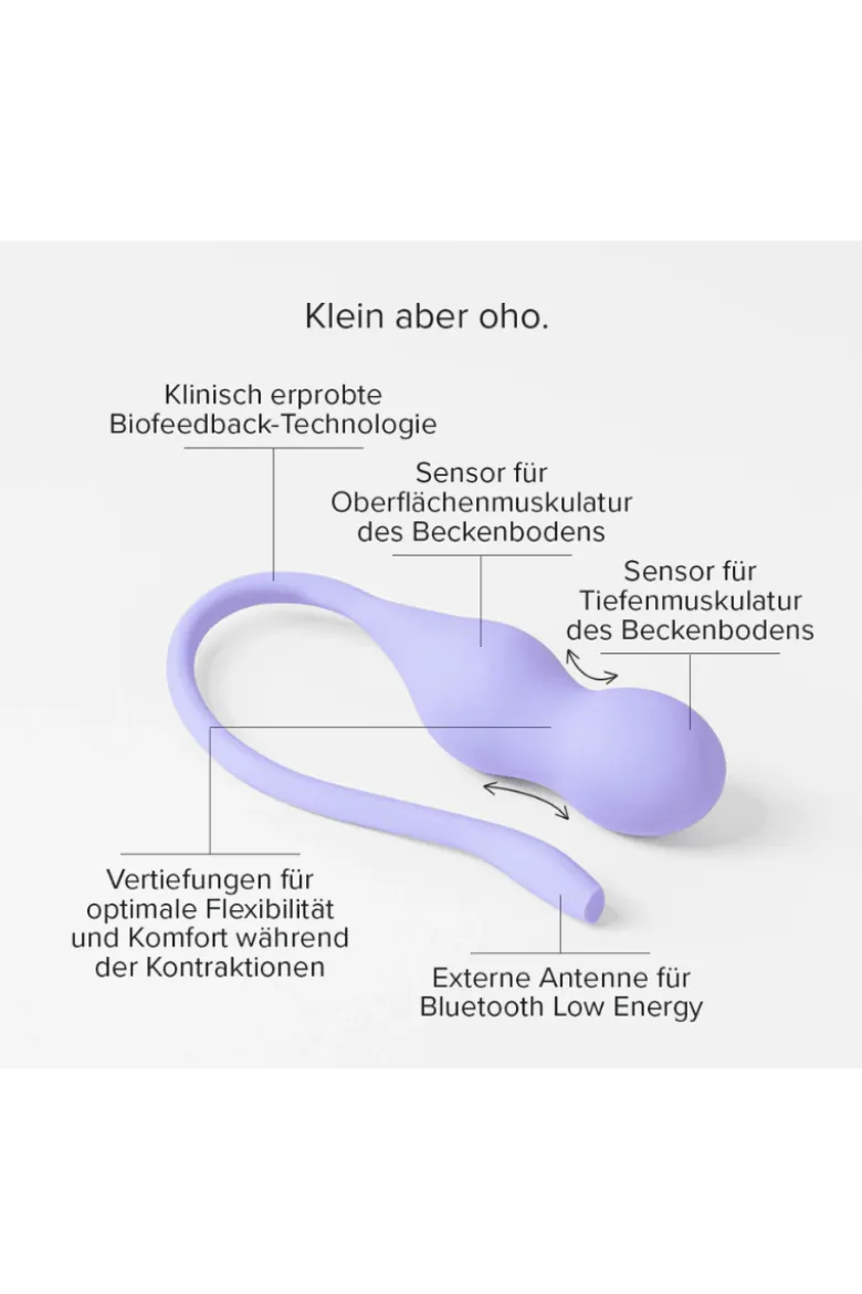 Appgesteuerter Beckenboden-Trainer Perifit+