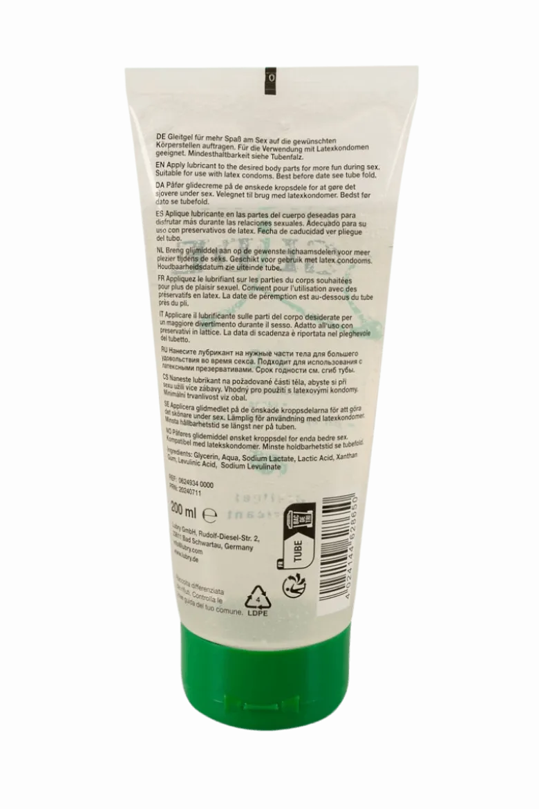 Bio Gleitgel auf Wasserbasis