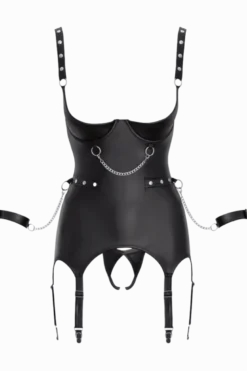 Bondage Strapshemd Set ouvert