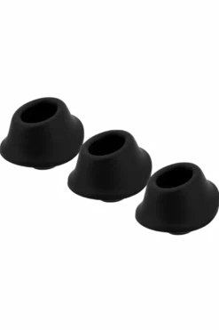 3er Pack Ersatzkappen - Womanizer® Premium 2 / Classic 2 / Starlet 3 - schwarz