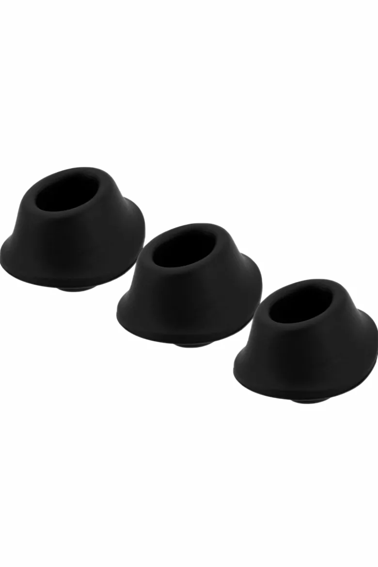 3er Pack Ersatzkappen - Womanizer® Premium 2 / Classic 2 / Starlet 3 - schwarz