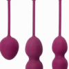 3er Set Liebeskugeln lila - 49g/75g/95g