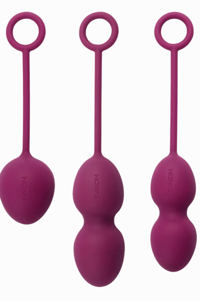 3er Set Liebeskugeln lila - 49g/75g/95g