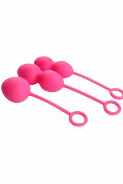 3er Set Liebeskugeln pink - 49g 75g 95g