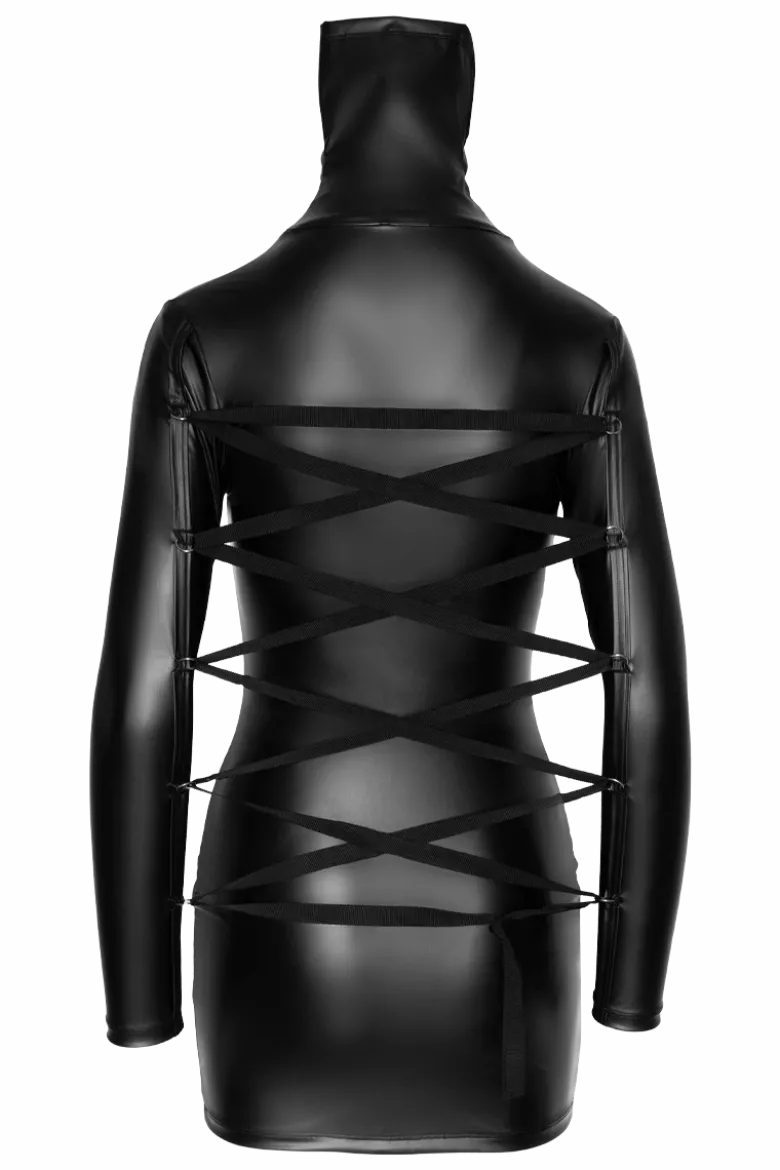 extravagantes Wetlook Kleid