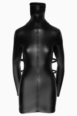 extravagantes Wetlook Kleid
