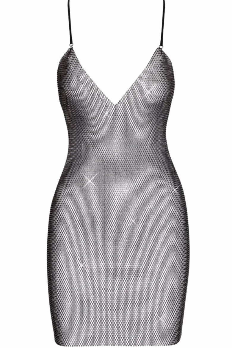 Glitzer-Minikleid