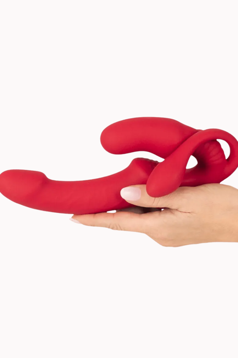 gurtloser triple Strap-on Vibrator - 23cm | Ø 3,8 cm