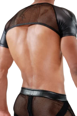 Harness Shirt Wetlook Netz