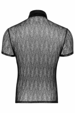 Hemd schwarz transparent