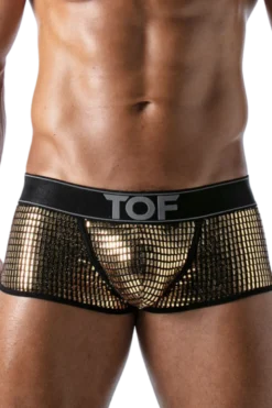 Herren Boxershorts schwarz gold