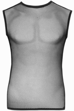 Herren Tanktop aus grobem Netzstoff
