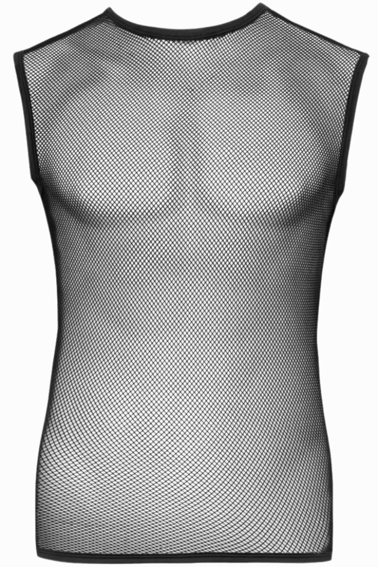 Herren Tanktop aus grobem Netzstoff