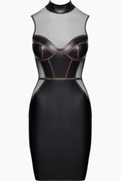 Kleid Mattlook-Netz