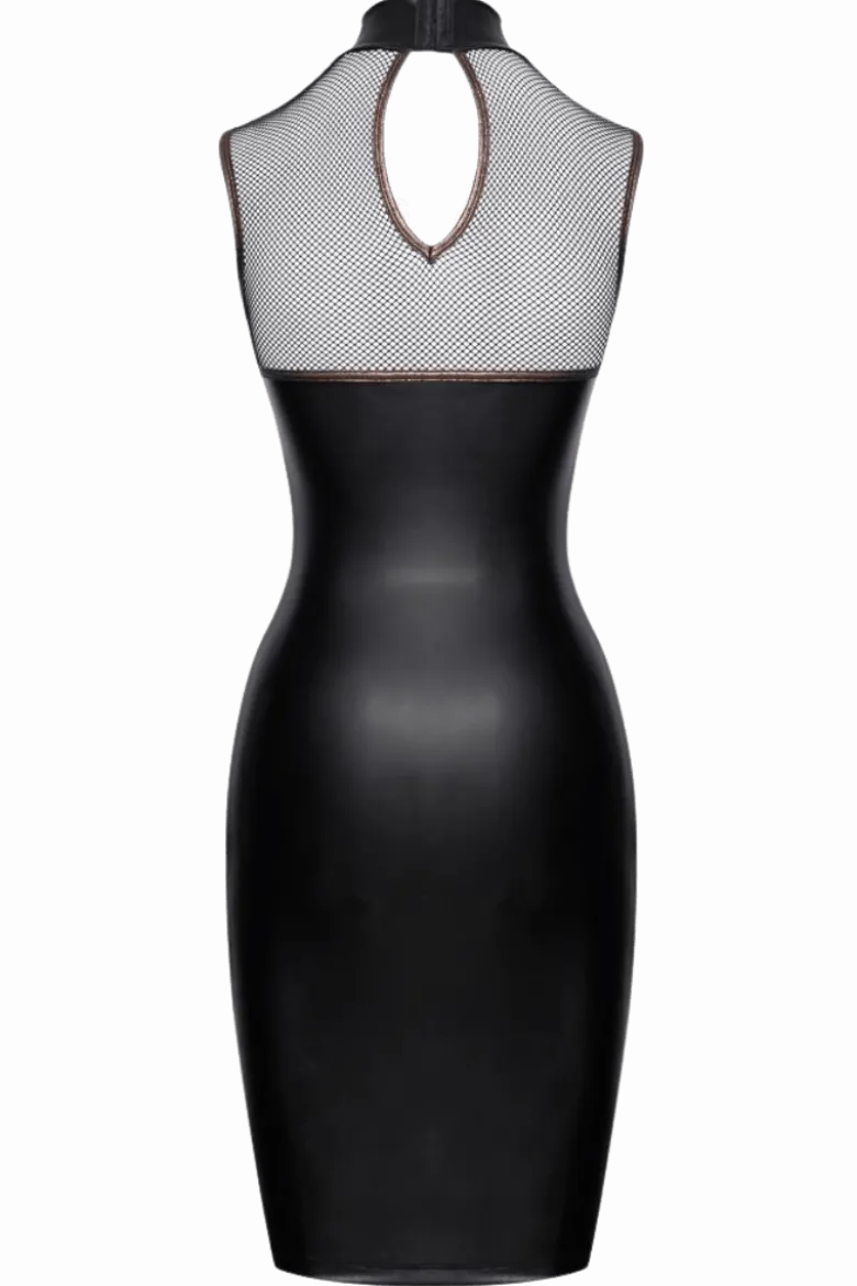 Kleid Mattlook-Netz