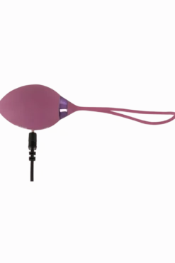 leise Vibro-Liebeskugel mit Fernbedienung in lila - 41g
