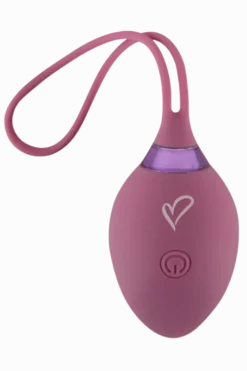 leise Vibro-Liebeskugel mit Fernbedienung in lila - 41g