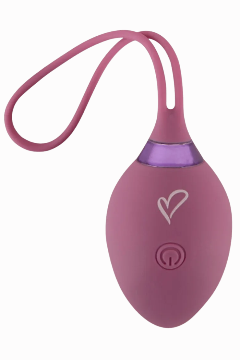 leise Vibro-Liebeskugel mit Fernbedienung in lila - 41g
