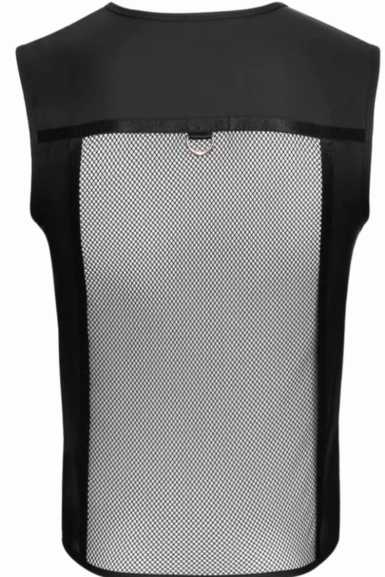 Mattlook Netzshirt mit Ringen