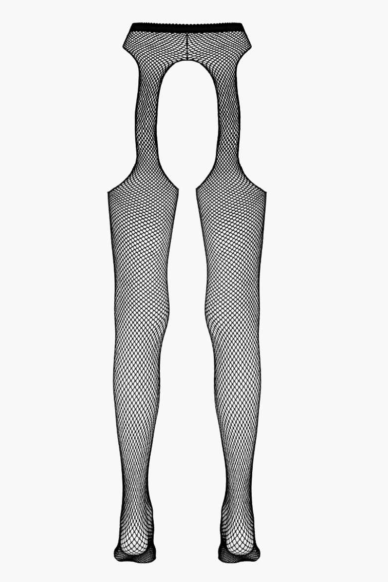 Netz Straps-Strumpfhose