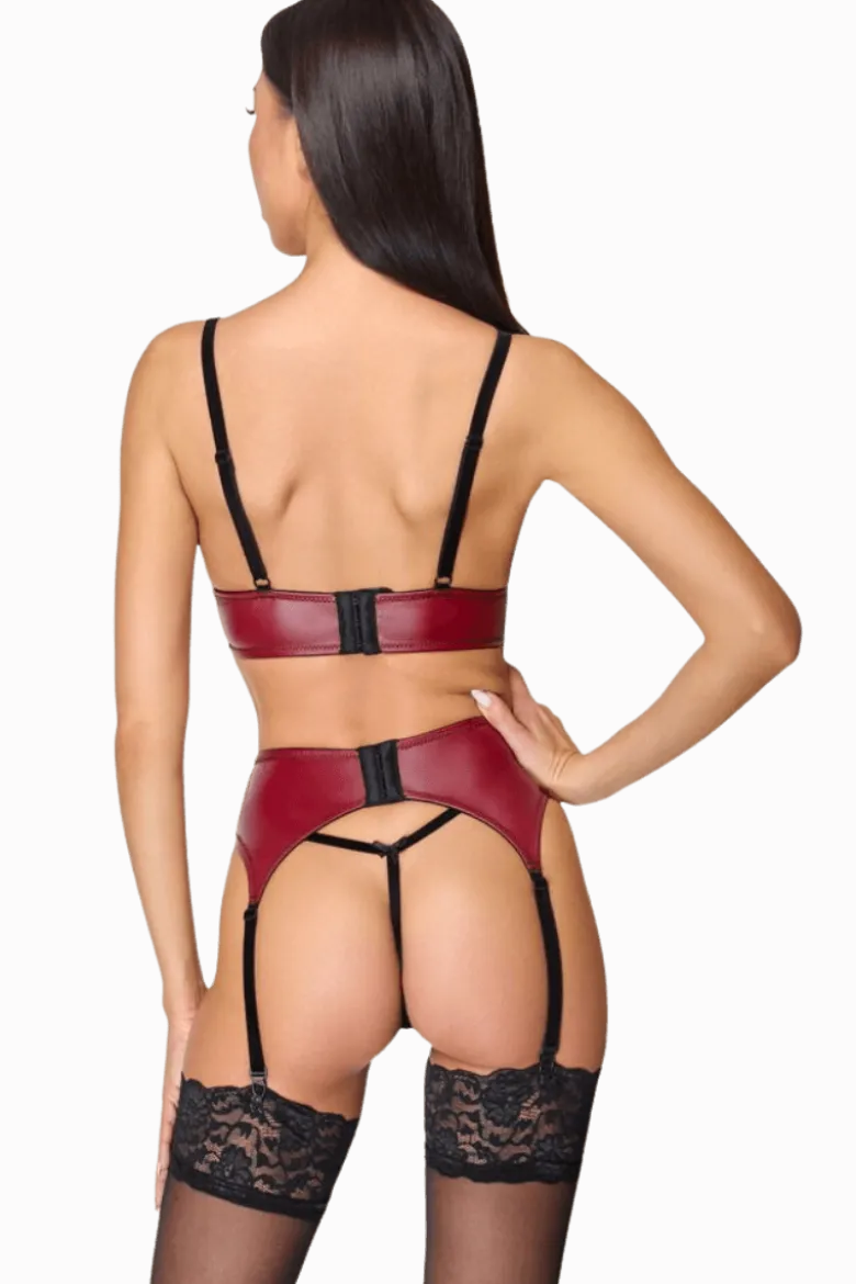 Ouvert Lingerie Set 3tlg.