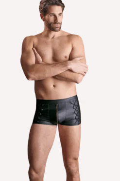 Pants in schwarz mit Schnürung