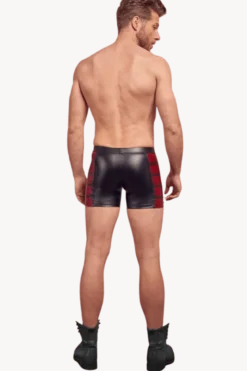 Pants in schwarz rot