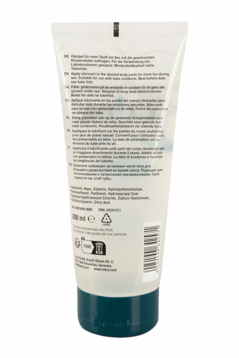 Premium Gleitgel auf Wasserbasis