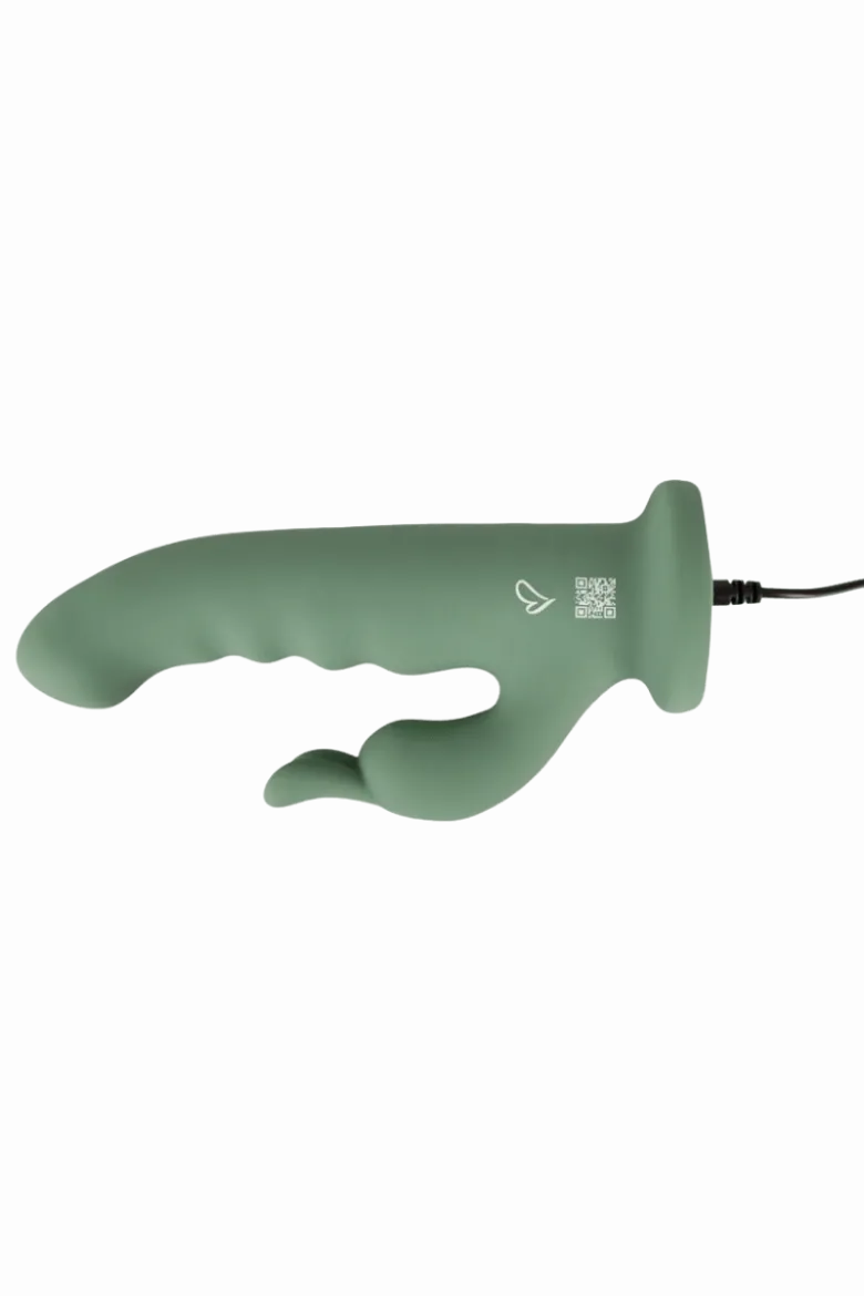 Rabbitvibrator mit Saugfuß - Ø 4,1 cm | 19,3 cm