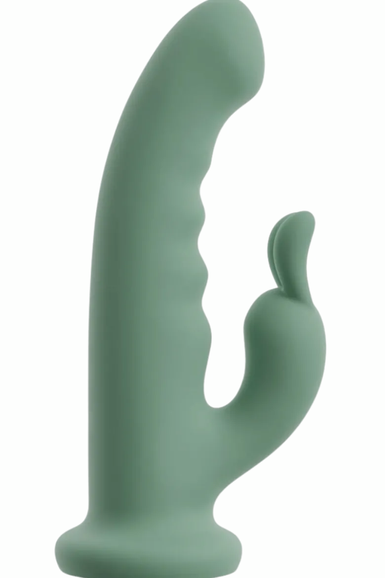 Rabbitvibrator mit Saugfuß - Ø 4,1 cm | 19,3 cm