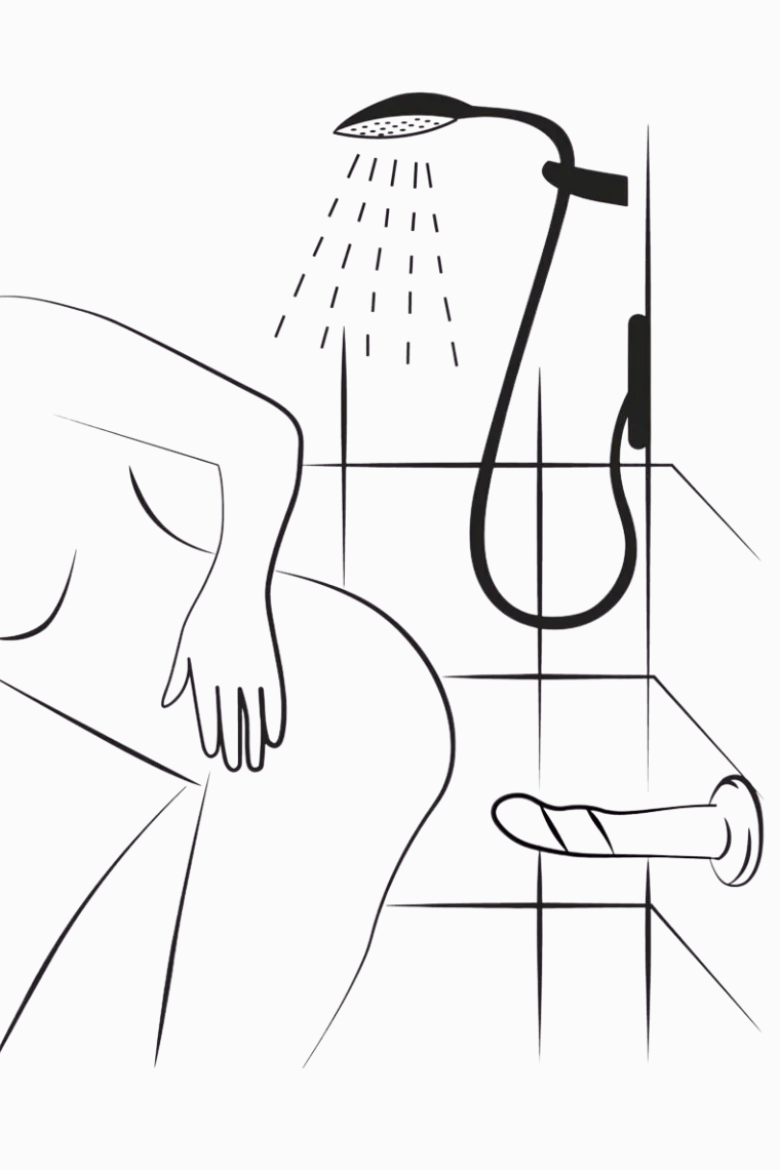 ROMP Dizi - Saugfuß-Dildo - Ø 3,5cm | 18cm