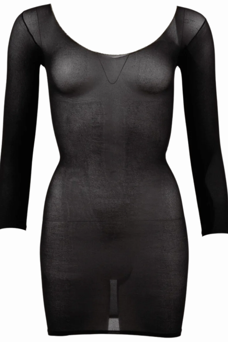 schwarzes Dessous-Kleid