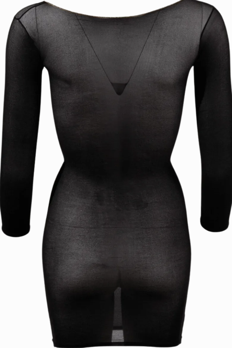 schwarzes Dessous-Kleid