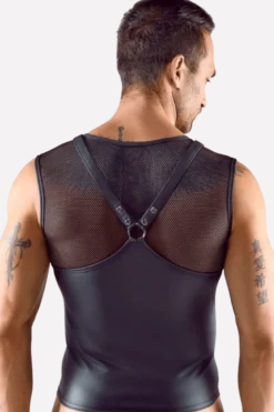 Shirt im Brustharness-Style