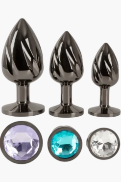 spiralförmiges Analplug Trio Metall
