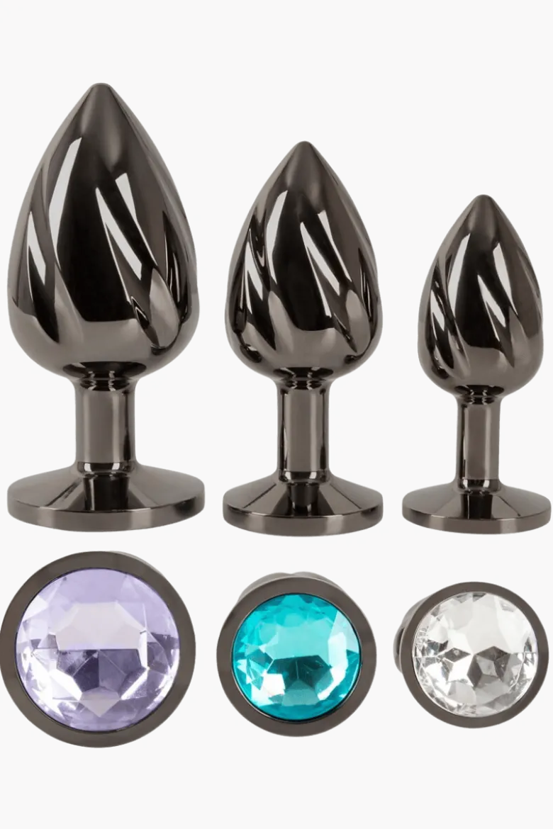 spiralförmiges Analplug Trio Metall