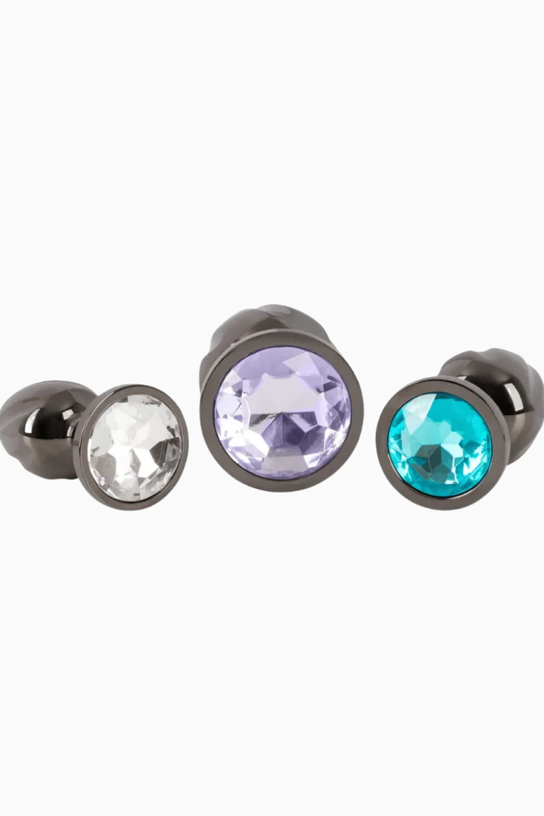 spiralförmiges Analplug Trio Metall