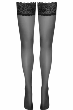 Stockings halterlos Spitzenrand