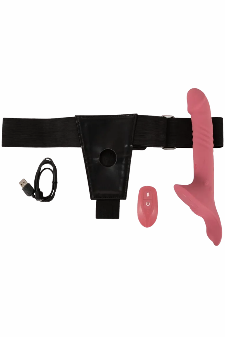 Strap-On Set mit Fernbedienung 26,2 cm | 3,5 cm