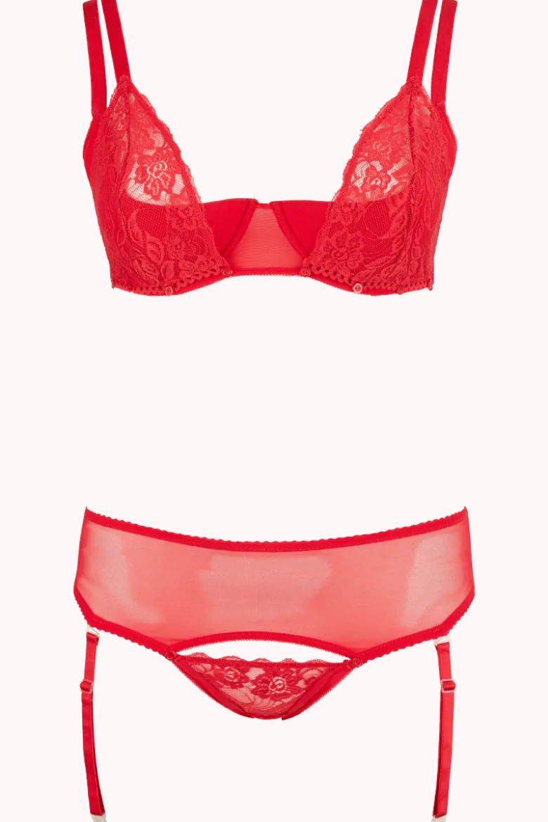 Straps-Set rot Plus Size