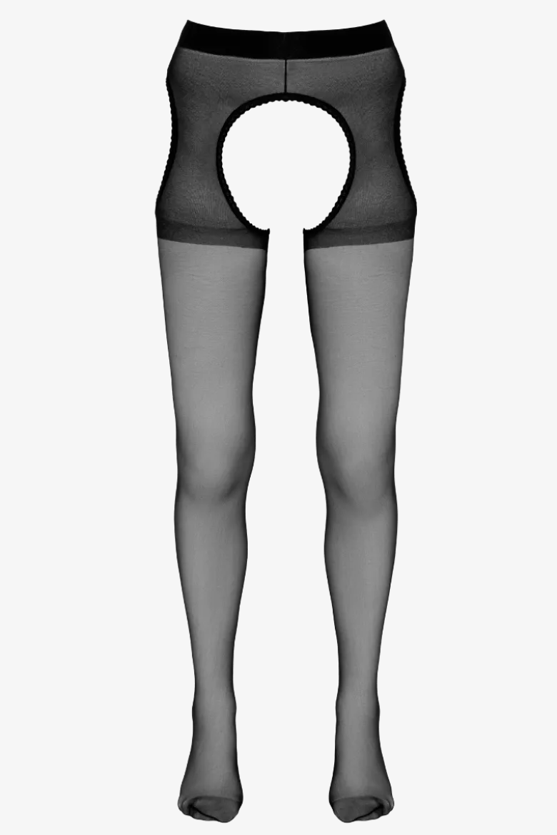 Straps-Strumpfhose black
