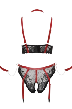 3tlg. Bondage-Set Plus Size