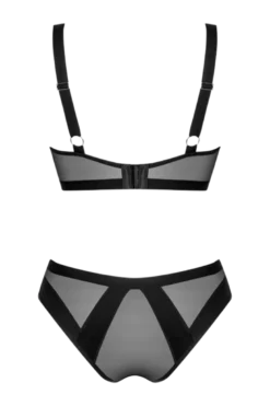 2tlg. Dessous Set black