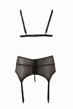 3tlg. Dessous Set Ouvert Plus Size