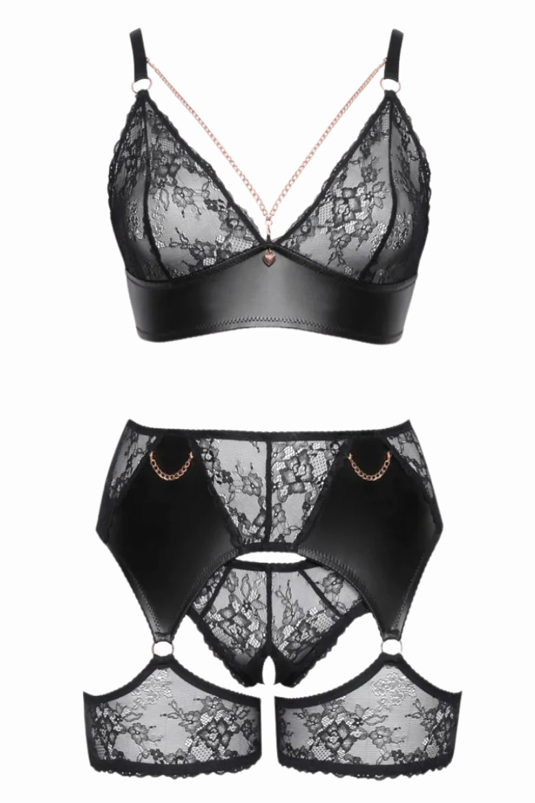 4tlg. Lingerie Set Plus Size