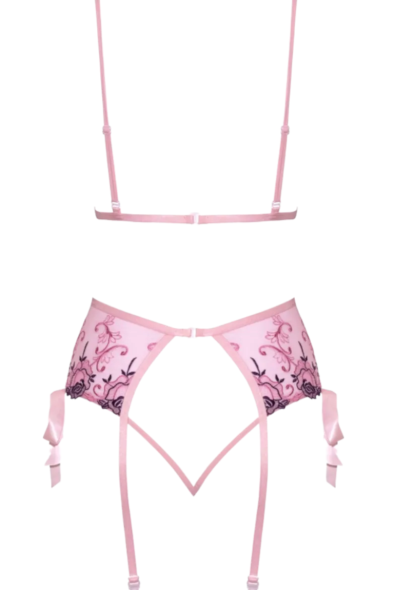 Verspieltes Dessous Set - 3tlg.