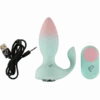 Vibro-Analplug pastell mit Fernbedienung