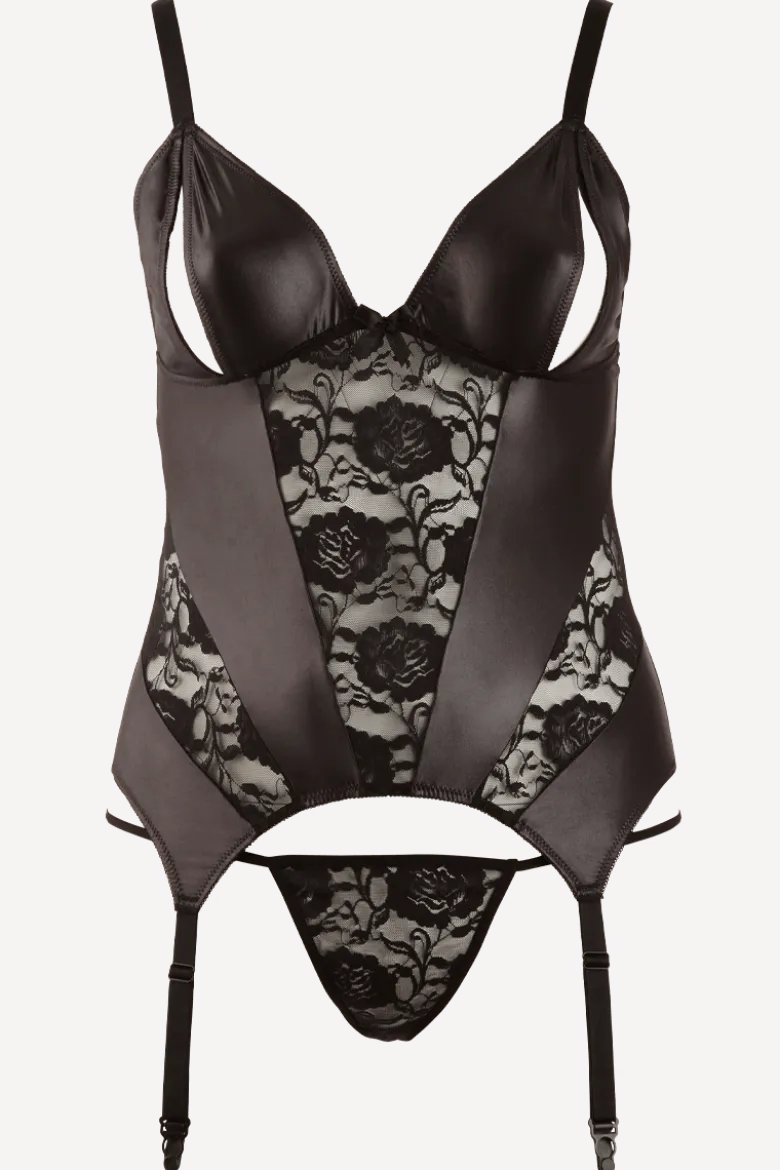 Wetlook Strapshemd Plus Size