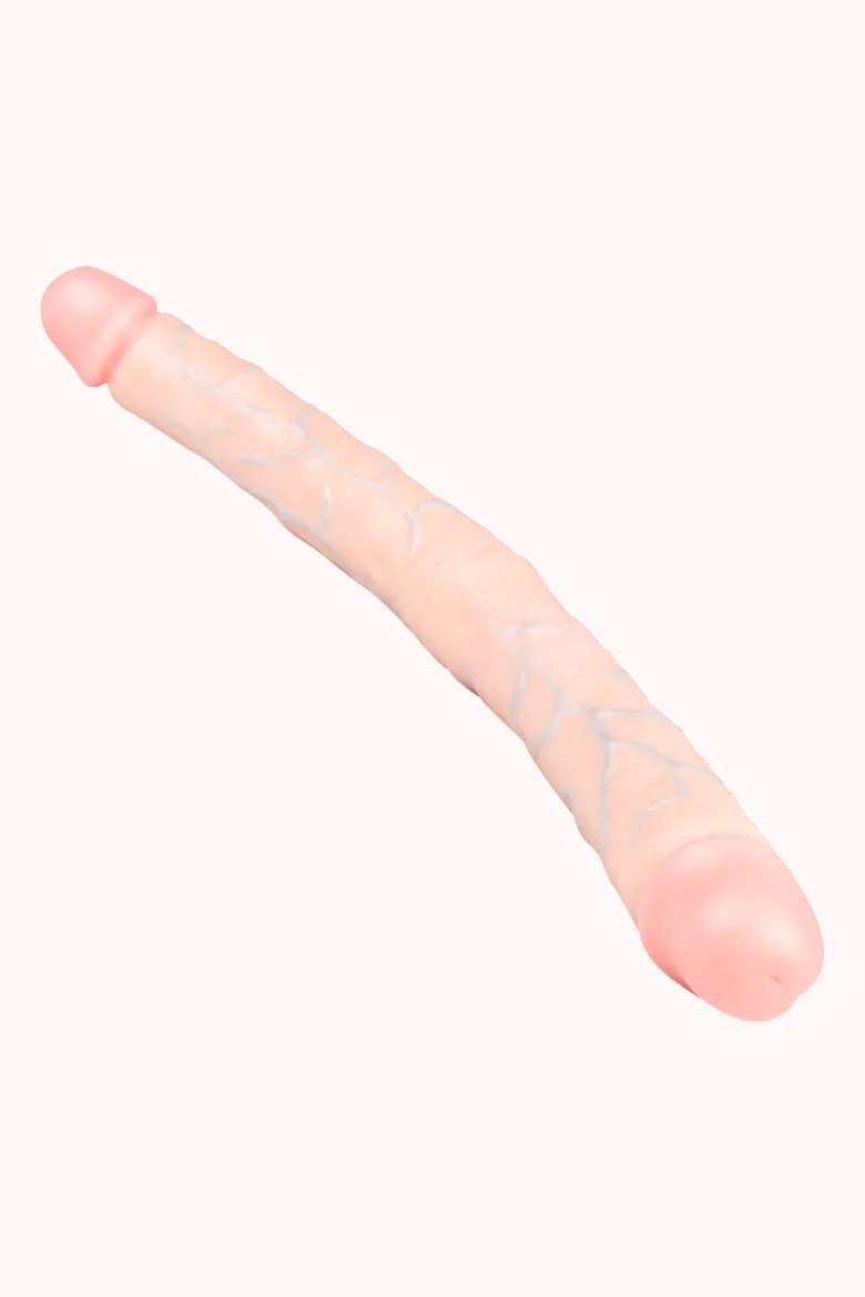 XXL Doppeldildo hautfarbe - Ø 5cm | 50cm